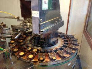 Strange machine we spent ages puzzling over in a shop window.